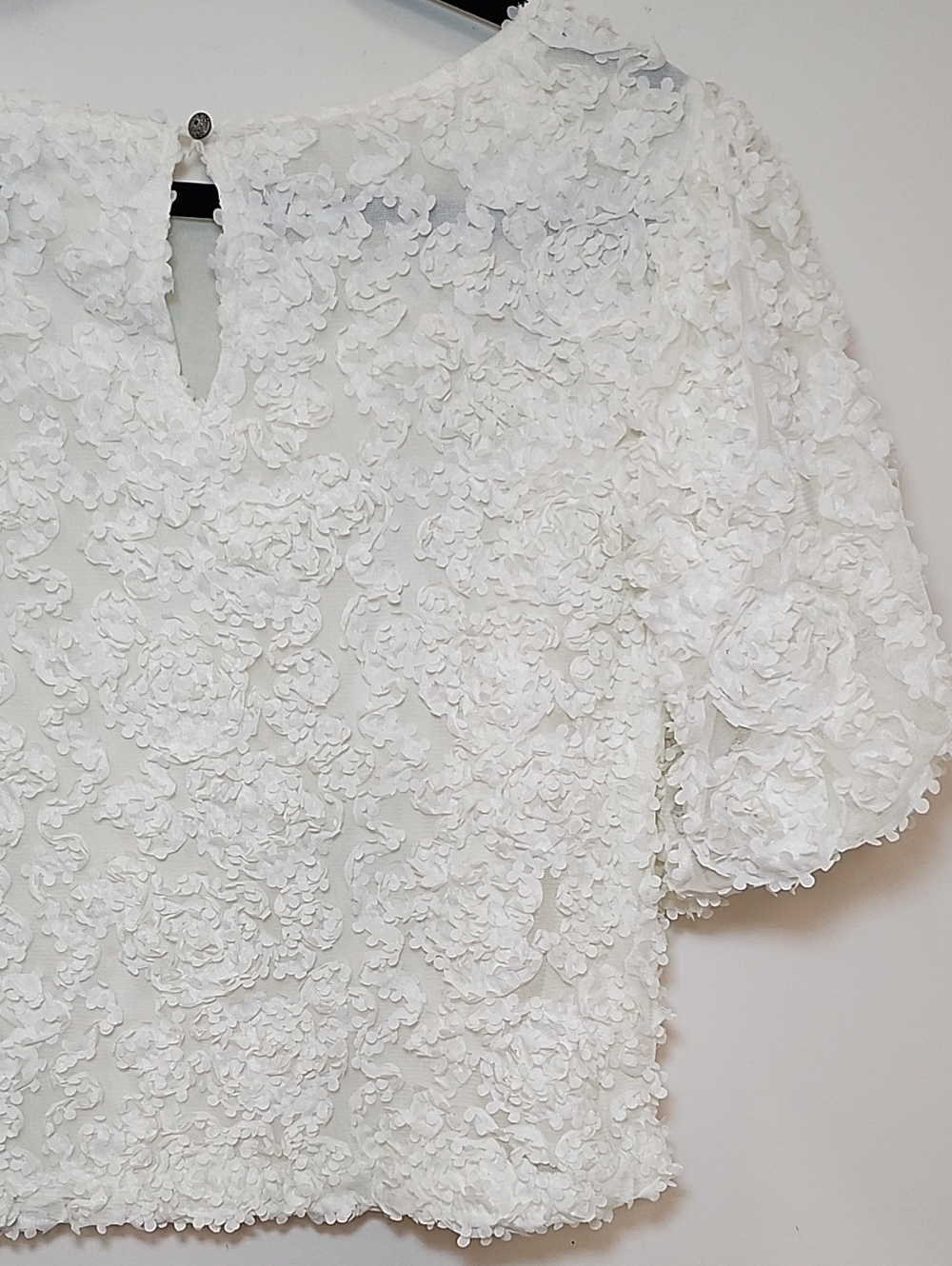 Anthropologie Maeve Presley Applique Blouse Size Small - Picture 14 of 16
